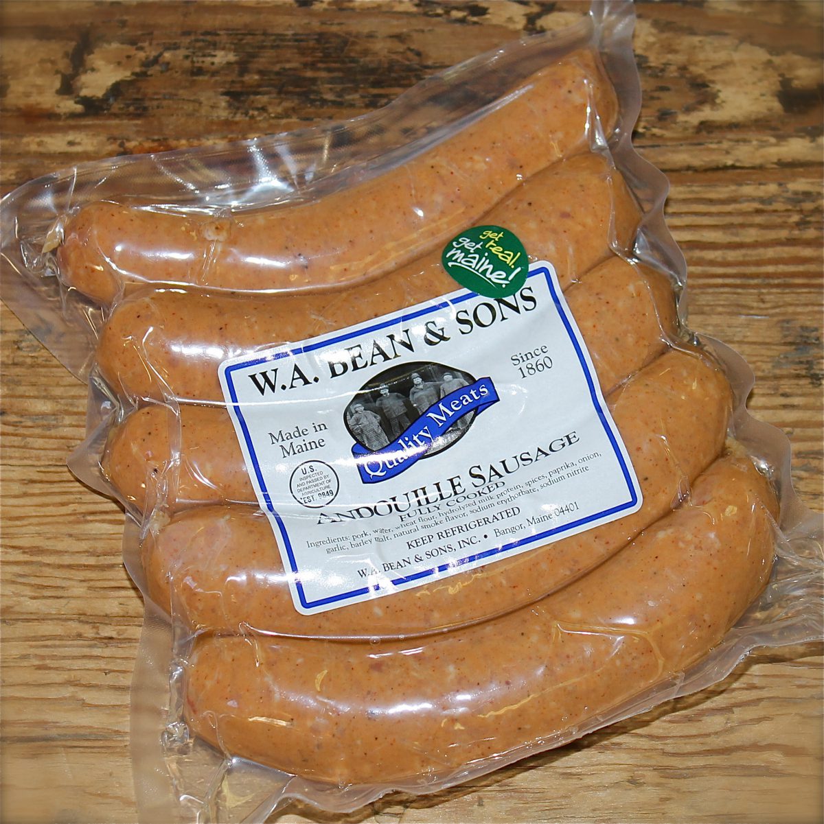 Pork Andouille Sausage W.A. Bean & Sons