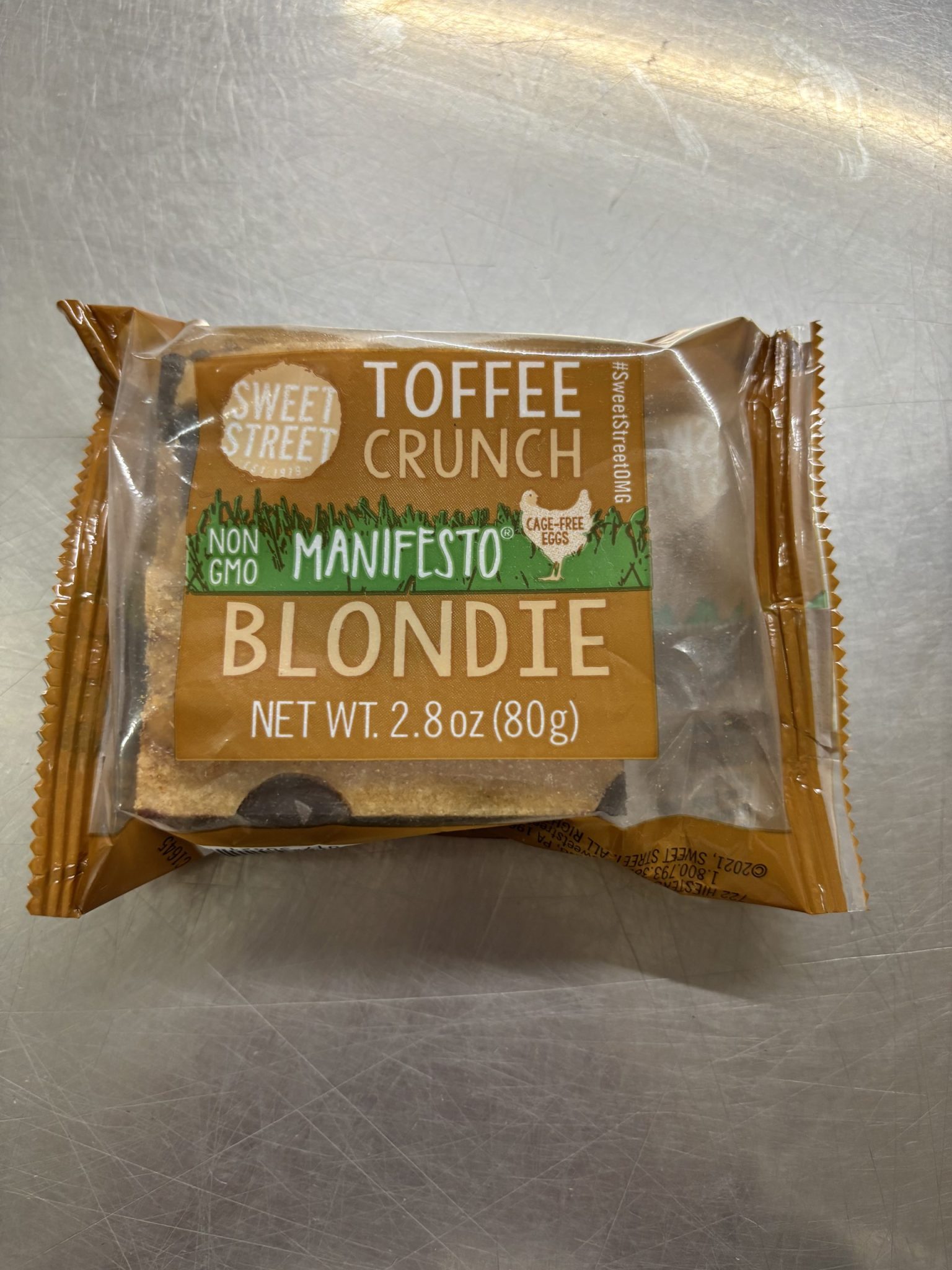 Toffee Crunch Blondie 3oz W.A. Bean & Sons